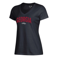 Georgia Bulldogs Gear For Sports Women's Georgia Gear Big Cotton Mia Soft Tee T-Shirt XLarge Black