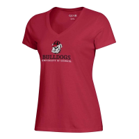 Georgia Bulldogs Gear For Sports Women's Georgia Gear Big Cotton Mia Soft Tee T-Shirt Medium Red