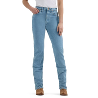 Women's Wrangler Cowboy Cut Slim Fit Tapered Jeans Antique Wash 9 32