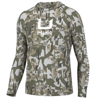 Men's Huk Icon Apex V Long Sleeve T-Shirt Large Moss