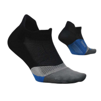 Men's Feetures Elite Light Cushion Tab No Show Running Socks Small Tech Blue