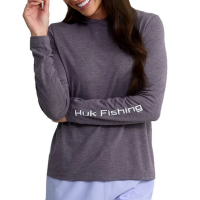 Women's Huk Waypoint Hoodie Long Sleeve T-Shirt XLarge Mysterioso