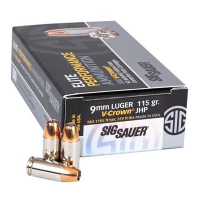 SIG SAUER Elite Performance V-Crown JHP Handgun Ammunition