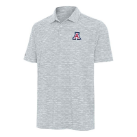 Arizona Wildcats Antigua Static Polo Medium Heather Grey