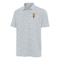 Arizona State Sun Devils Antigua Static Polo Large Heather Grey