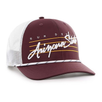 Arizona State Sun Devils 47 Brand Downburst Trucker Adjustable Hat One Size Maroon