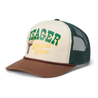 Men's Seager Co. Point Snapback Hat One Size Brown/Green