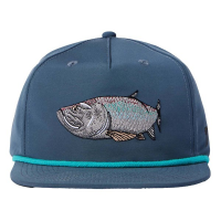 Men's Duck Camp Tarpon Snapback Hat One Size Ink Blue