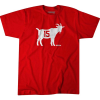 Kansas City Chiefs BreakingT Patrick Mahomes Goat T-Shirt Small Red