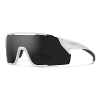 Men's Smith Attack MAG MTB Polarized Sunglasses Matte White/ChromaPop Black