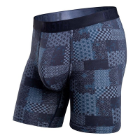 Men's BN3TH Classic With Fly Print Boxer Briefs Underwear Small Patchwork Fog