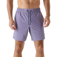 Men's Legends Luka HD Lined Shorts Small Violet Sky White Splatter