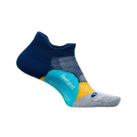 Adult Feetures Elite Light Cushion Tab No Show Running Socks XLarge Nitro Navy