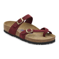 Women's BIRKENSTOCK Mayari Soft Footbed Slide Sandals Zinfandel