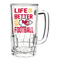 Evergreen Enterprise Kansas City Chiefs 16oz Tankard Glass