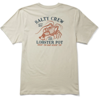 Men's Salty Crew Lobster Pot T-Shirt Large Bone