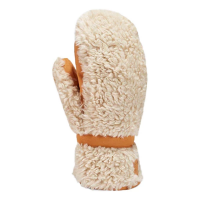 Women's Gordini Sherpa Mittens Small Cream