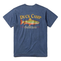 Men's Duck Camp Outfitters T-Shirt Large Dark Denim