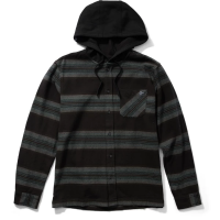 Men's Salty Crew Outback Long Sleeve Flannel XLarge Coal