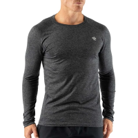 Men's rabbit EZ Long Sleeve T-Shirt Small Black Charcoal