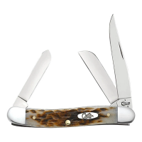 Case Knives Medium Amber Bone Stockman Amber Bone Pocket Knife