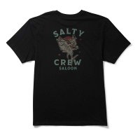 Men's Salty Crew Saloon T-Shirt 2XLarge Black