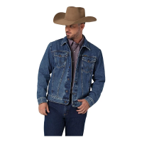 Men's Wrangler Cowboy Cut Denim Jacket Large Stonewash