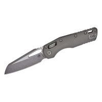 Microtech Standard Issue MSI 210-10APFL Apocalyptic Aluminum Folding Knife Natural Aluminum