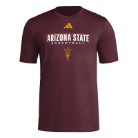 Arizona State Sun Devils adidas Basketball Word T-Shirt Large Maroon