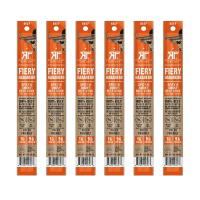 Righteous Felon Fiery Habanero Beef Stick 6 Pack Jerky