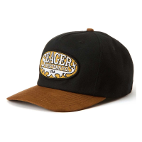 Men's Seager Co. Buckle Snapback Hat One Size Black/Brown