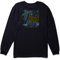 Men's Salty Crew Legs Mackerel Premium Long Sleeve T-Shirt Small Navy