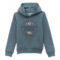 Boys' Wrangler Ranch Hoodie Medium Goblin Blue