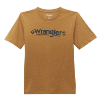 Boys' Wrangler Logo T-Shirt Medium Bistre