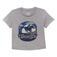 Boys' Wrangler Sunset Rider T-Shirt Toddler 4T Ultimate Grey