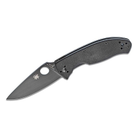 Spyderco C122GBBKP Tenacious G10 Black Pocket Knife