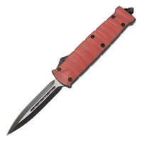 Master Cutlery 245B ABS Spear 5.5 in OTF Red Automatic Knife