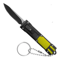 Master Cutlery SE-1337 Keychain OTF Black/Gold Automatic Knife