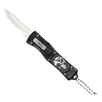 Master Cutlery SE-1337 Keychain OTF Black/Skulls Automatic Knife