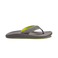 Men's OluKai Ulele Flip Flop Sandals Graphite/Graphite