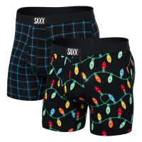 Men's SAXX Ultra Super Soft Boxer Briefs Underwear 2 Pack Medium Watt