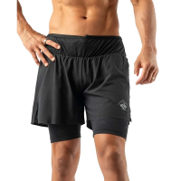 Men's rabbit Shredders 2-In-1 Shorts Medium Black