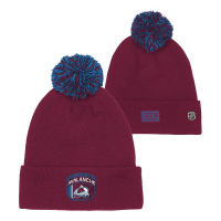 Colorado Avalanche Kids' Genuine Stuff 2024 Draft Beanie One Size Garnet