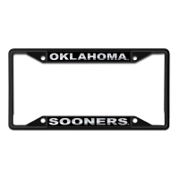 Wincraft Oklahoma Sooners Platinum Metal License Plate Frame