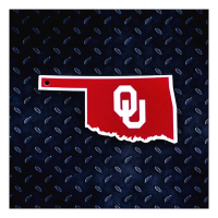 Authentic Street Signs Oklahoma Sooners State of Oklahoma Steel Magnet