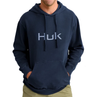 Men's Huk Huk'd Up Logo Fishing Hoodie Medium Naval Academy