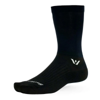 Men's Swiftwick Aspire Crew Cycling Socks Large Black