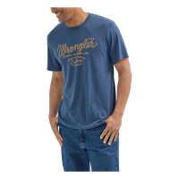 Men's Wrangler Worn By Champions T-Shirt Large Dark Denim