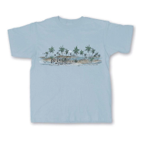 Men's Old Guys Rule Palm Band T-Shirt 3XLarge Light Blue