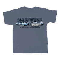 Men's Old Guys Rule Truck Band T-Shirt XLarge Indigo Blue